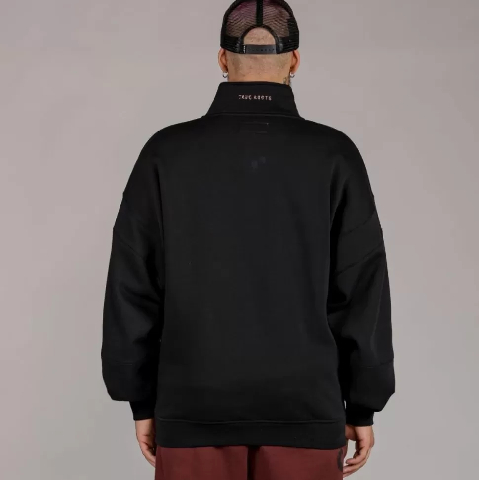 Sweatshirts*Grimey Sudadera "Snipes X True Roots" High Neck - Black - Fall 22