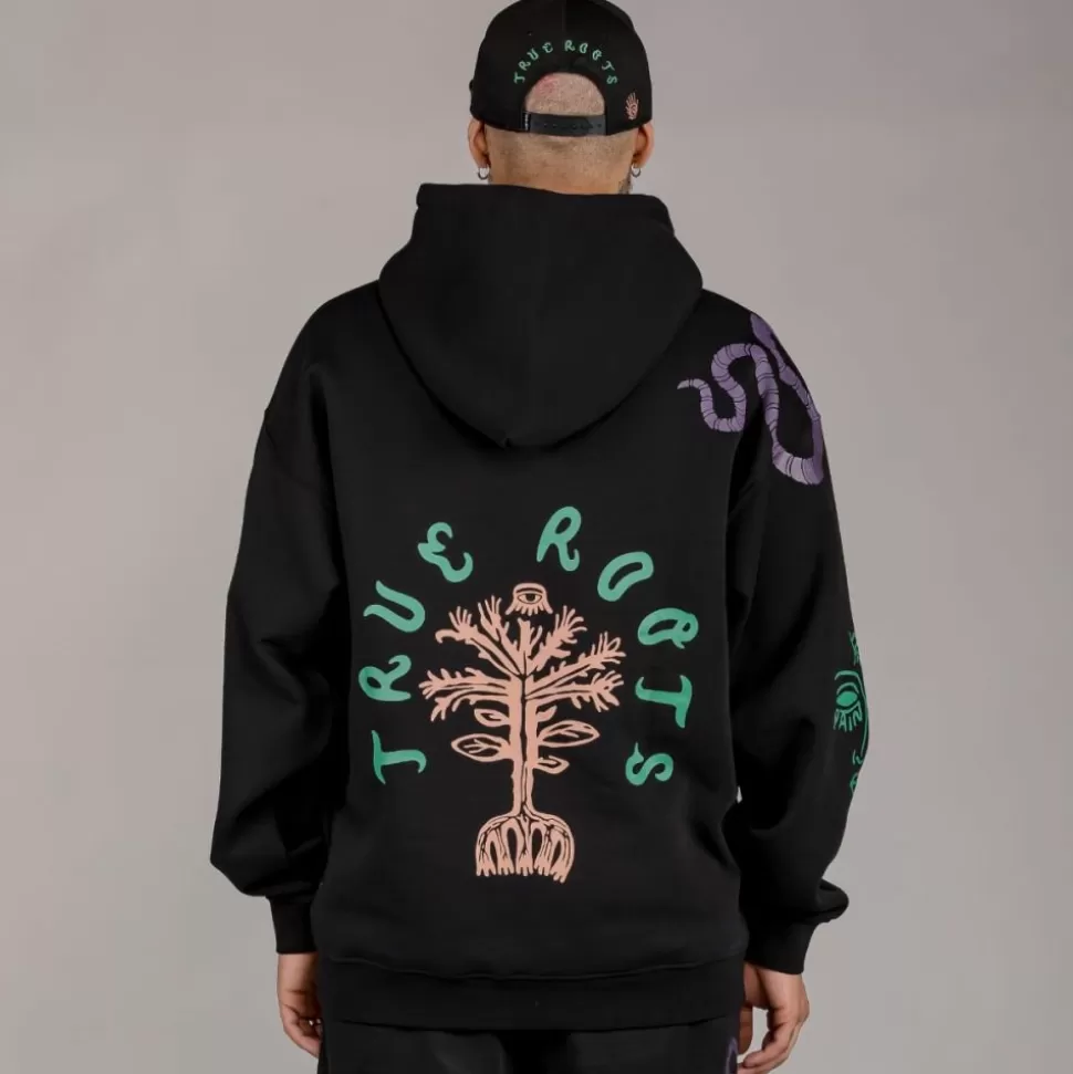 Sweatshirts*Grimey Sudadera "Snipes X True Roots" Hoodie - Black - Fall 22