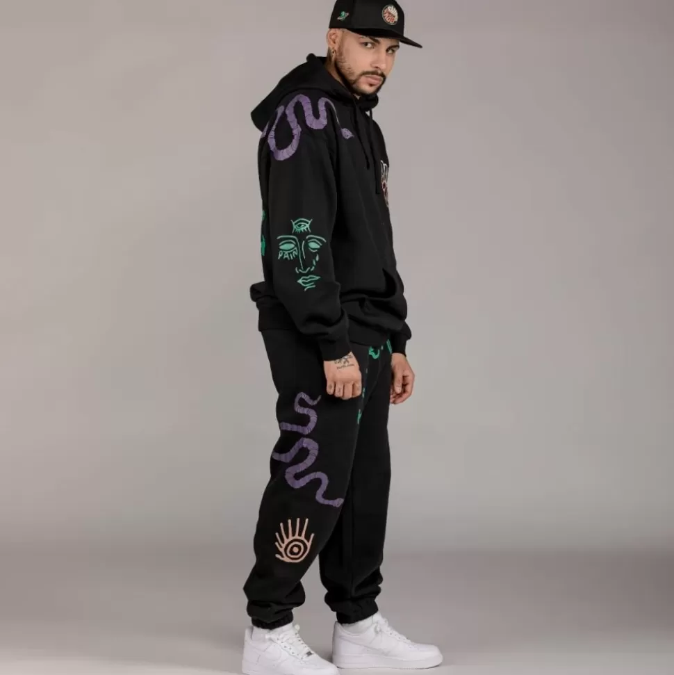 Sweatshirts*Grimey Sudadera "Snipes X True Roots" Hoodie - Black - Fall 22