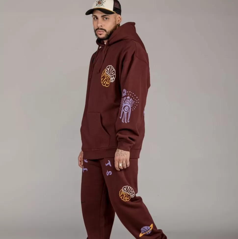 Sweatshirts*Grimey Sudadera "Snipes X True Roots" Hoodie - Brown - Fall 22