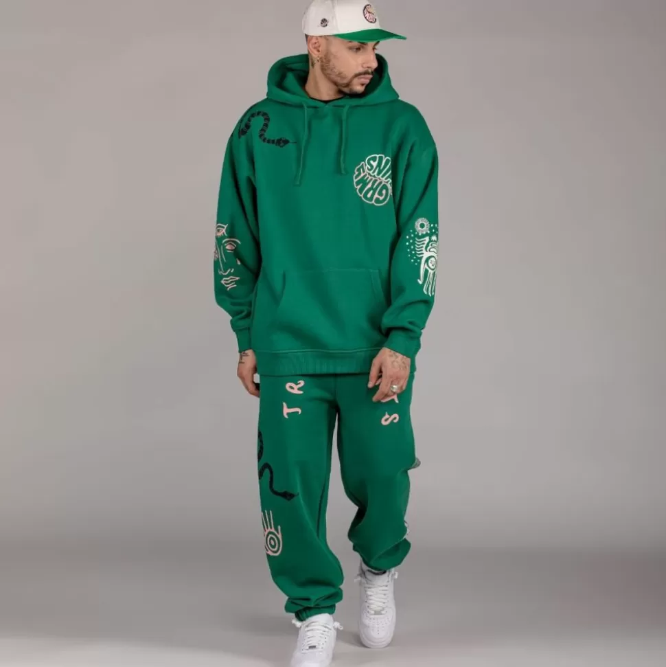 Sweatshirts*Grimey Sudadera "Snipes X True Roots" Hoodie - Green - Fall 22