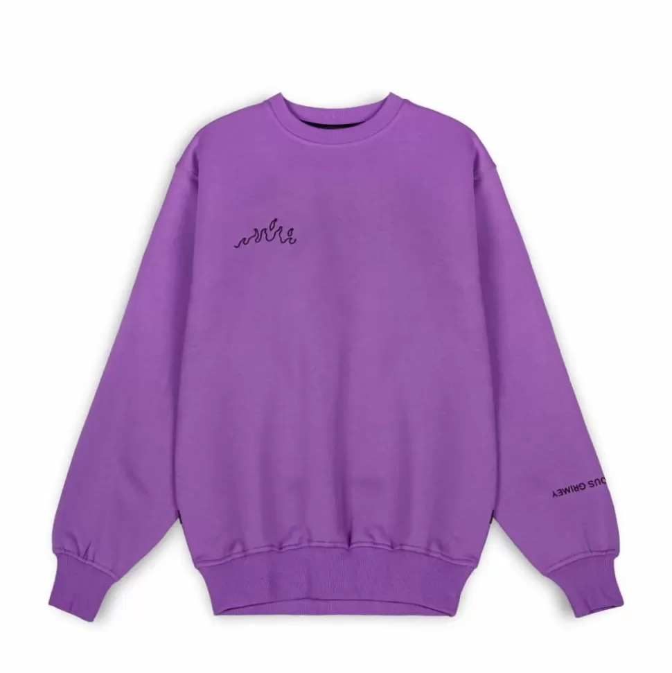 Organic*Grimey Sudadera "Snow Fox" Crewneck - Purple - Winter 22