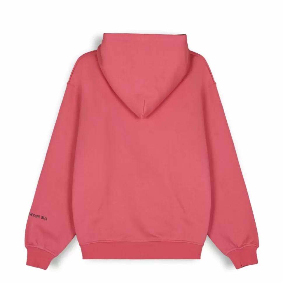 Organic*Grimey Sudadera "Snow Fox" Hoodie - Coral - Winter 22