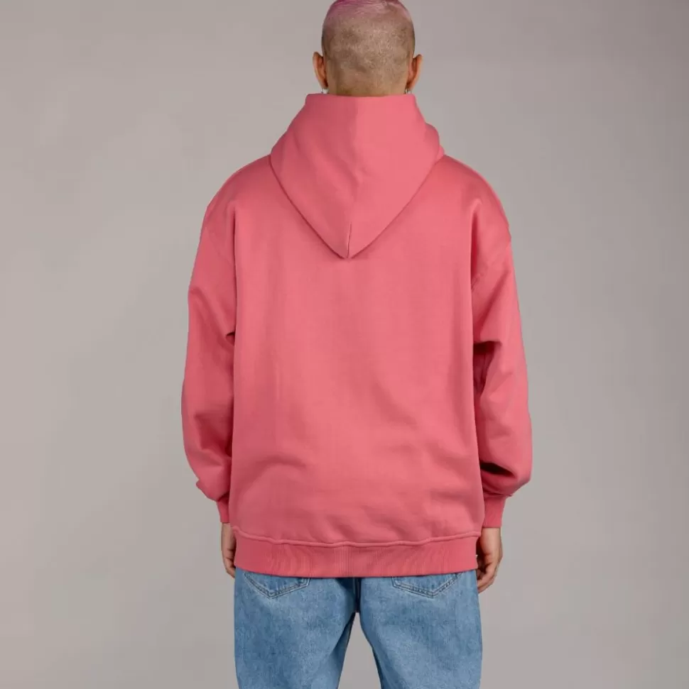 Organic*Grimey Sudadera "Snow Fox" Hoodie - Coral - Winter 22