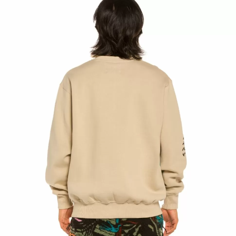 Sweatshirts*Grimey Sudadera "Space Lady" Crewneck - Sand - Winter 21