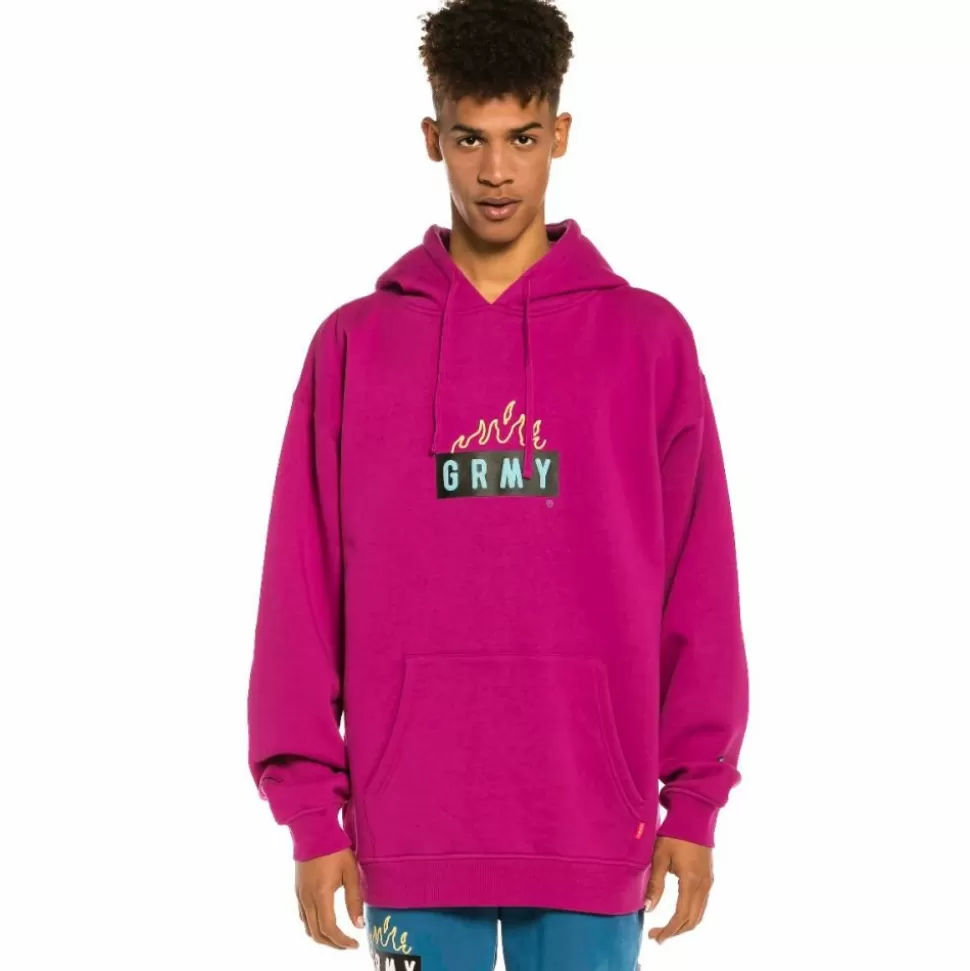 Sweatshirts*Grimey Sudadera "Trespass" Hoodie - Fuchsia - Summer 22