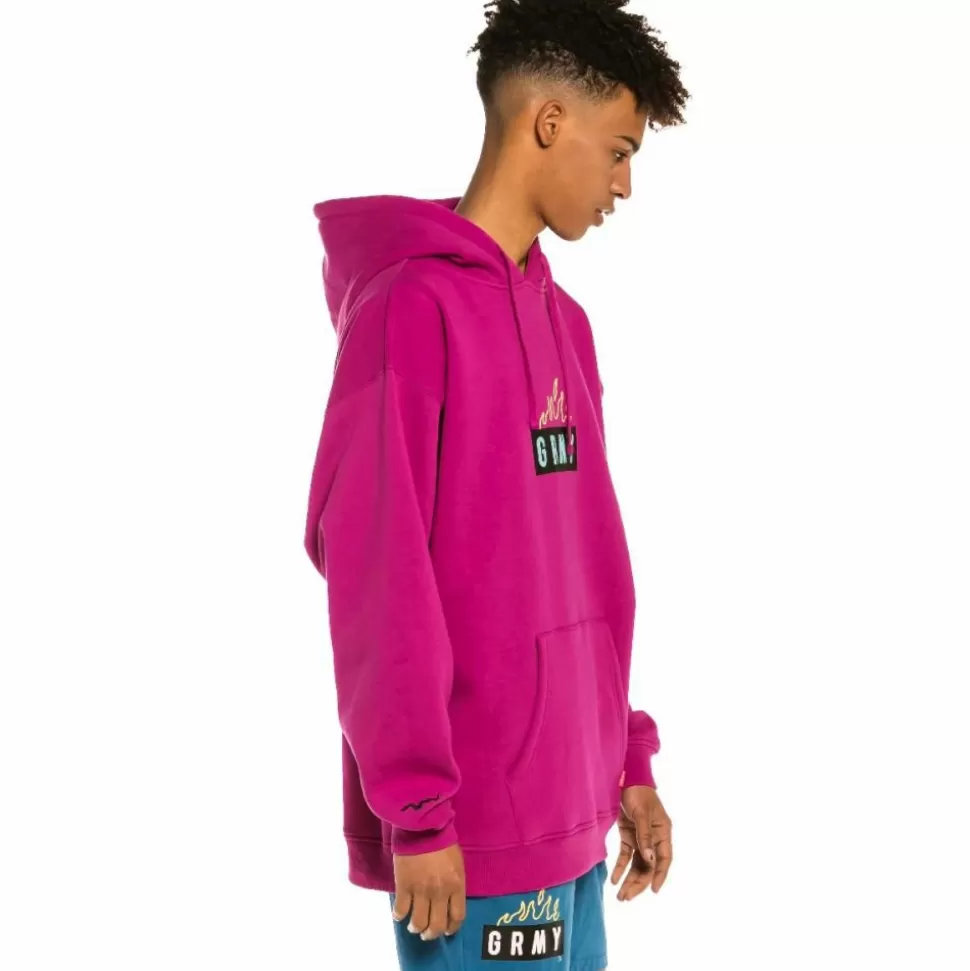 Sweatshirts*Grimey Sudadera "Trespass" Hoodie - Fuchsia - Summer 22