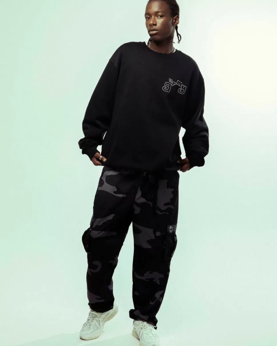 Sweatshirts*Grimey Sudadera Tusker Temple Vintage - Black - Fw23