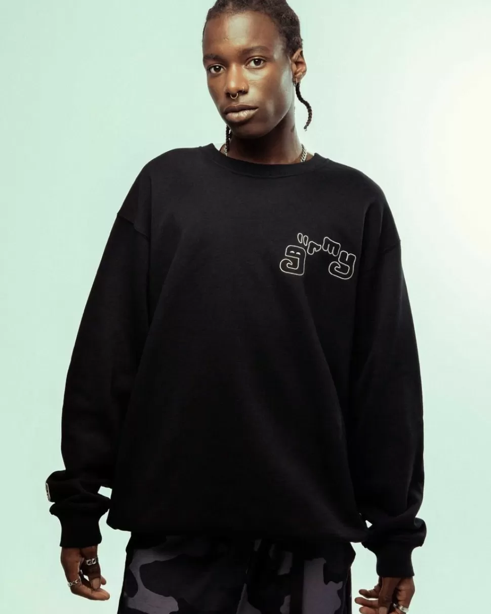 Sweatshirts*Grimey Sudadera Tusker Temple Vintage - Black - Fw23