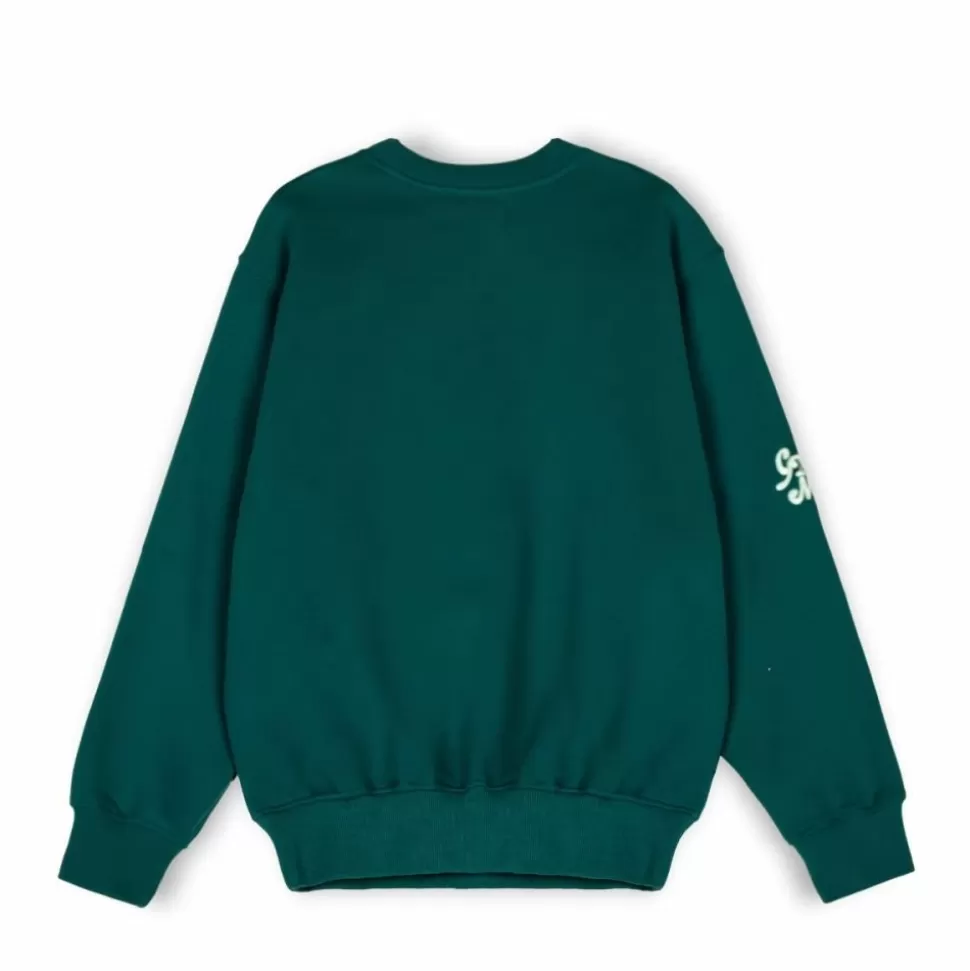 Organic*Grimey Sudadera "Westbound" Crewneck - Green - Fall 22