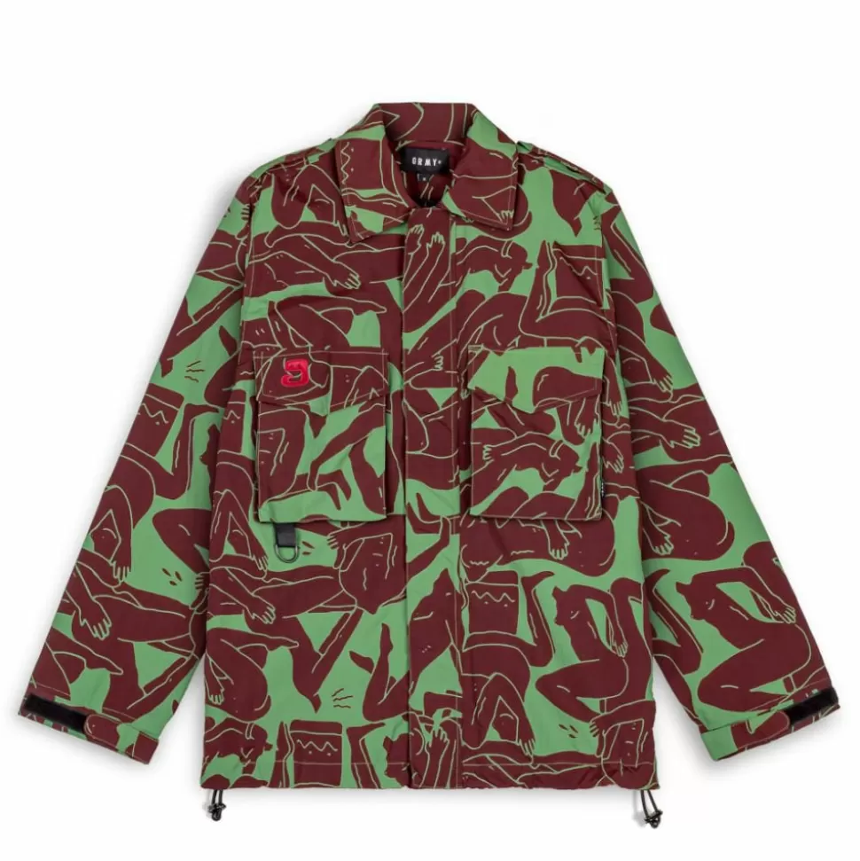 Jackets*Grimey Track Jacket "Lust Mantra" - Green- Fall 22