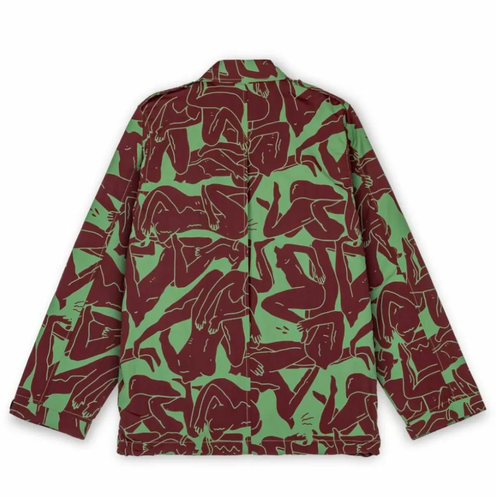 Jackets*Grimey Track Jacket "Lust Mantra" - Green- Fall 22